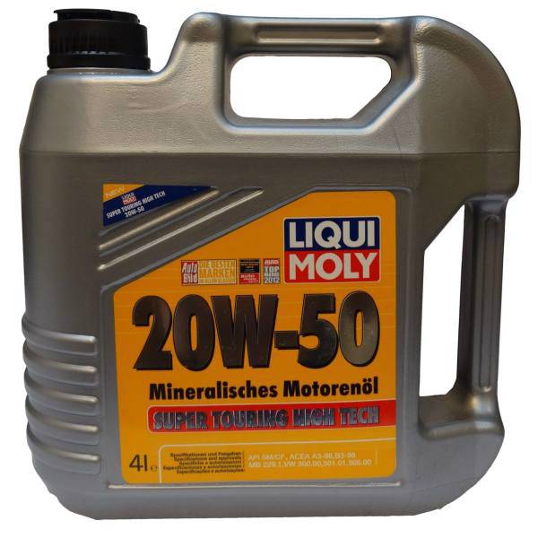 روغن موتور خودرو لیکومولی مدل SUPER TOURING HIGH TECH 20W_50 حجم4 لیتر، Liquy Moly SUPER TOURING HIGH TECH 10W_40 Engine Oil 4L