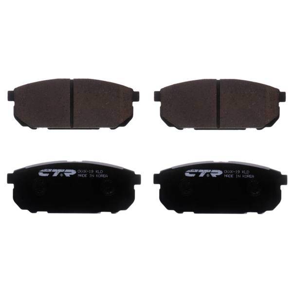 لنت ترمز عقب سی تی آر مدل CKKK-19 N مناسب برای سور نتو، CTR CKKK-19 N Rear Brake Pad SORENTO