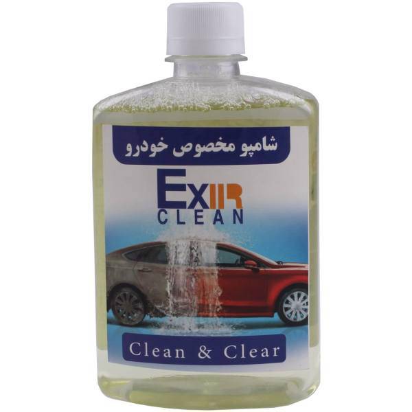 شامپو شست و شو خودرو اکسیر مدل Clean And Clear حجم 500 میلی لیتر، Exir Clean And Clear Wash Car Shampoo 500ml