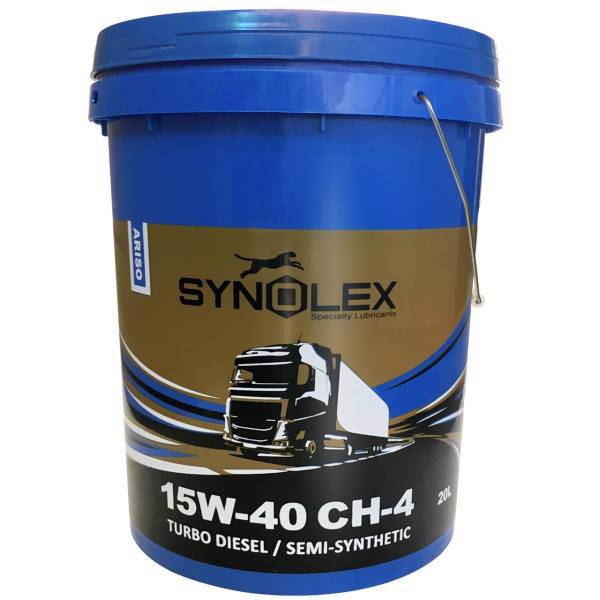 روغن موتور دیزلی سینولکس مدل آریسو 15W-40 CH-4 ظرفیت 20 لیتر، Synolex Ariso 15W-40 API CH-4 Diesel Engine Oil 20L