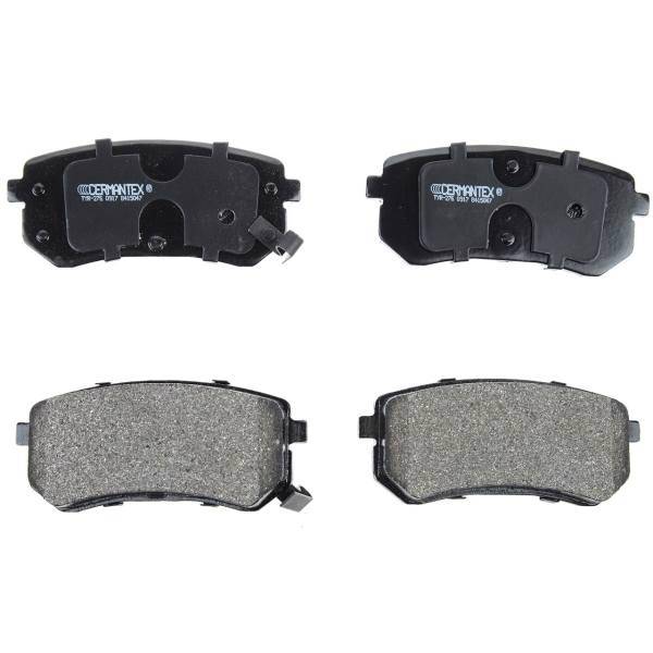 لنت ترمز عقب سرمنتکس مدل TYR-276 مناسب برای کیا پیکانتو، Cermantex TYR-276 Rear Brake Pad For Kia Picanto