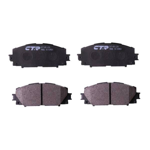 لنت ترمز جلو سی تی آر مدل CKT-68 مناسب برای یاریس، CTR CKT-68 Front Brake Pad For Yaris