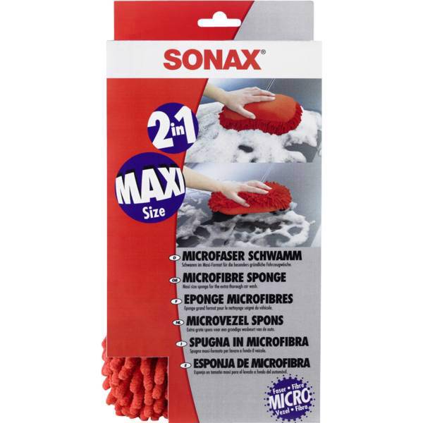 اسفنج شستشوی بدنه میکروفایبر سوناکس مدل 428100، Sonax 428100 Microfiber Sponge