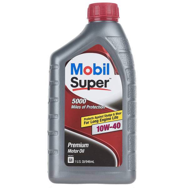 روغن موتور خودرو موبیل مدل Super 10W-40 حجم 946 میلی لیتر، Mobil Super 10W-40 Car Engine Oil 946ml