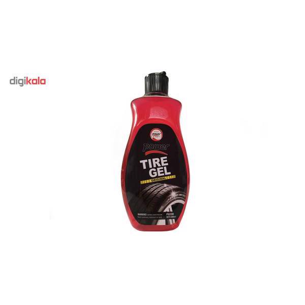 ژل براق کننده لاستیک پاور مدل P035W حجم 500 میلی لیتر، Power P035W Tire Gloss Gel 500ml