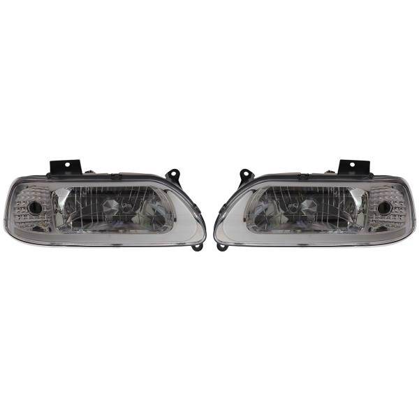 چراغ جلو ان جی کو مدل 1010901 مناسب برای پراید، NGCO 1010901 White Front Automotive Lighting For Pride