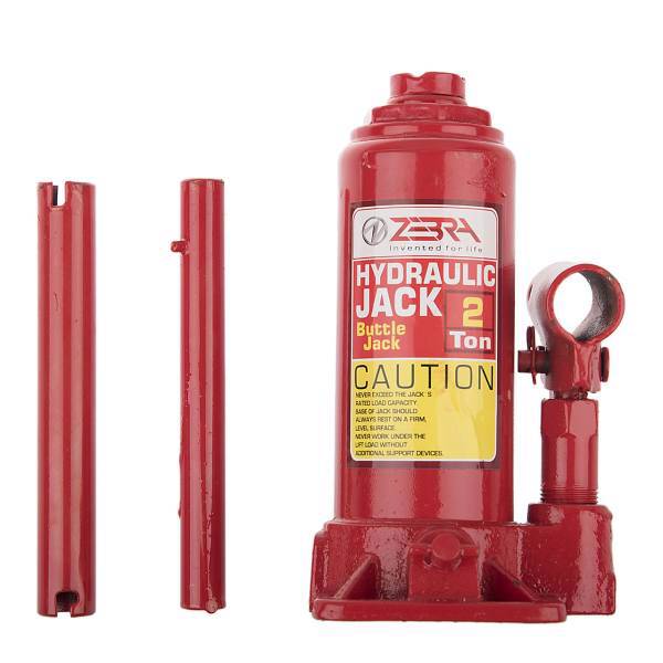 جک هیدرولیک خودرو زبرا مدل 2Ton، Zebra 2Ton Hydraulic Bottle Jack