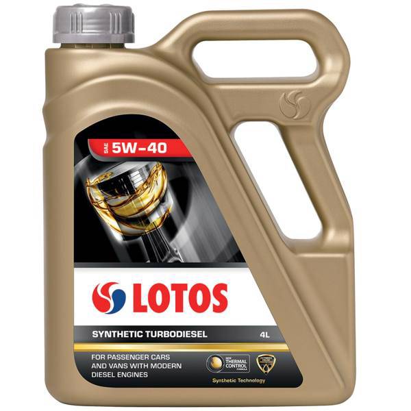 روغن موتور خودرو لوتوس مدل Synthetic Turbodiesel حجم 4 لیتر، Lotos Synthetic Turbodiesel Engine Oil 4L