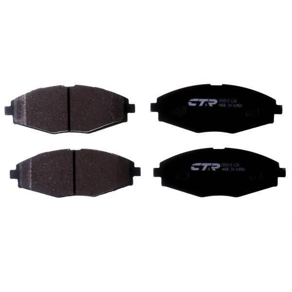 لنت ترمز جلو سی تی آر مدل CKKD-2 مناسب برای دوو ماتیز، CTR CKKD-2 Front Brake Pad For DAEWOO MATIZ