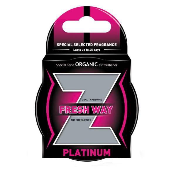 خوشبو کننده خودرو فرش وی مدل Z Platinum، Fresh Way Z Platinum Car Air Freshener