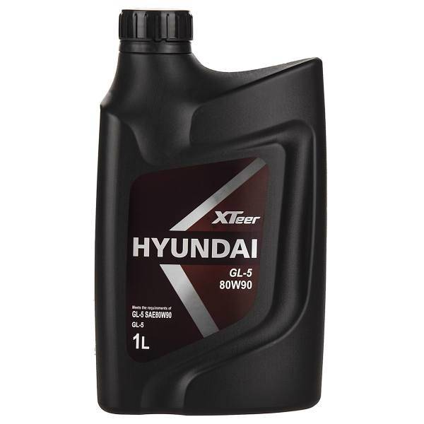 روغن گیربکس خودرو هیوندای اکستیر مدل GL5 ظرفیت 1 لیتر 80W90، Hyundai Xteer GL5 80W90 Car Gearbox Oil 1L