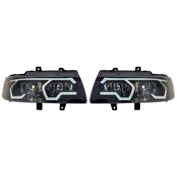 چراغ جلو اسپرت نگین مدل SA-01 مناسب برای سمند بسته 2 عددی، Negin Sport SA-01 Front Automotive Lighting For Samand