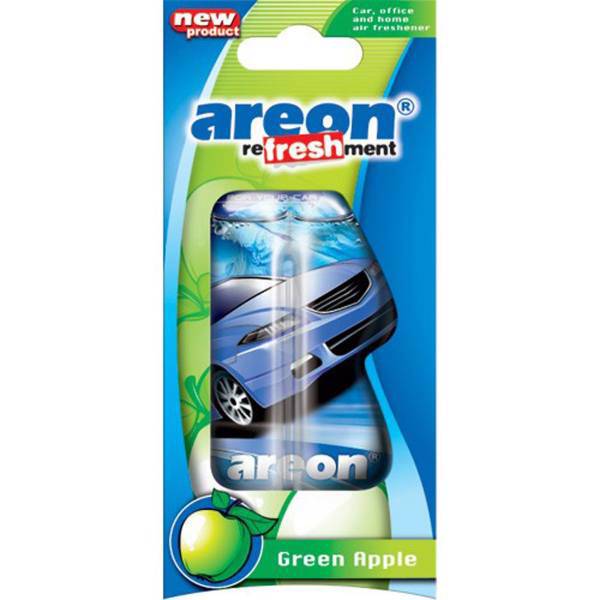 خوشبو کننده ماشین آرئون مدل رفرشمنت با رایحه سیب سبز، Areon Refreshment Green Apple Air Freshener