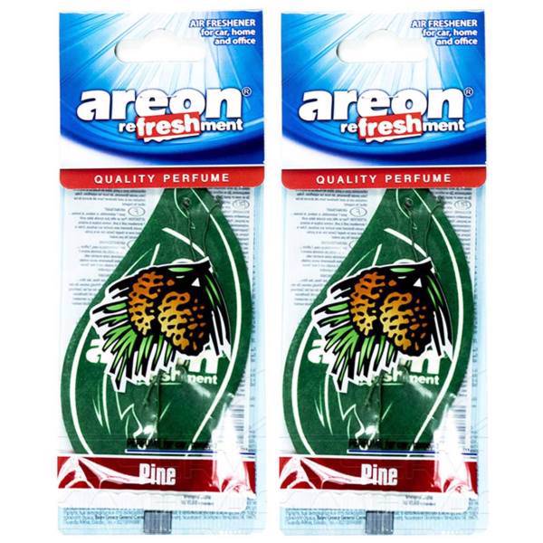 خوشبو کننده ماشین آرئون مدل Refreshment Pine - بسته 2 عددی، Areon Refreshment Pine Car Air Freshener- Pack of 2