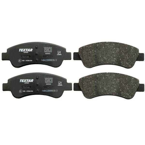 لنت ترمز جلو تکستار مدل 1620102213 مناسب برای پژو 206، Textar 1620102213 Front Brake Pad For Peugeot 206