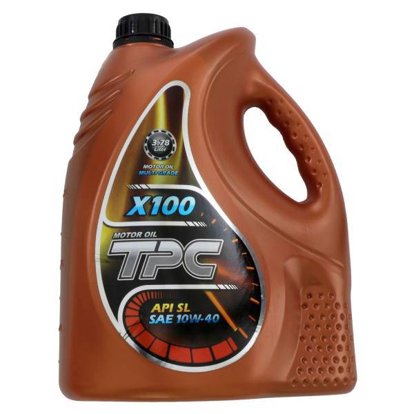 روغن موتور خودرو تی پی سی مدل X100 ظرفیت 4 لیتر، TPC X100 Engine Oil 4L