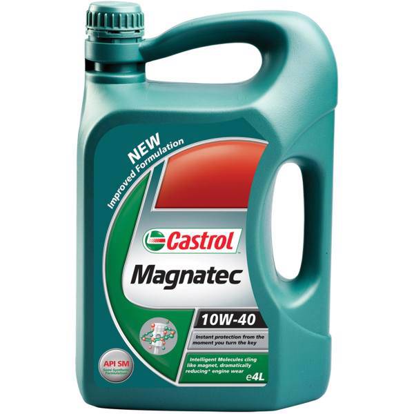 روغن موتور خودرو کاسترول مدل Magnatec حجم 4 لیتر، Castrol Magnatec 4L 10W40 Car Engine Oil