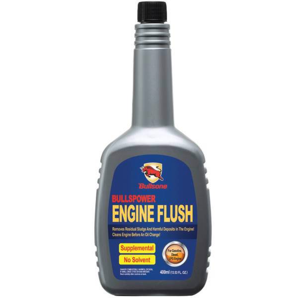 موتورشوی بولزوان مدل Bullspower حجم 400 میلی لیتر، Bullsone Bullspower Engine Flush