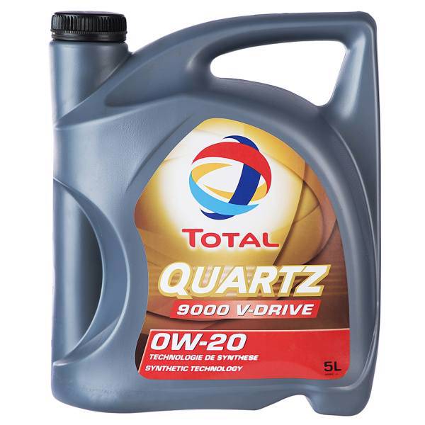 روغن موتور خودرو توتال مدل Quartz 9000 V-Drive حجم 5 لیتر، Total Quartz 9000 V-Drive Engine Oil 5 L