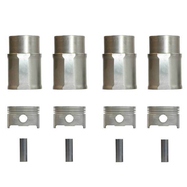 مجموعه 4 عددی بوش پیستون و گژنپین کارتک مدل CTTU3002، Cartech CTTU3002 Bushing And Piston And Piston Pin 4 Pcs