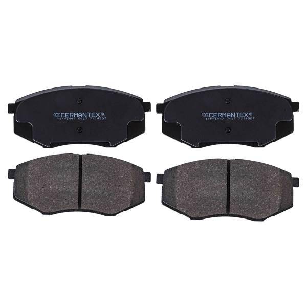 لنت ترمز جلو سرمنتکس مدل TYF-1447 مناسب برای هیوندای سوناتا، Cermantex TYF-1447 Front Brake Pad For Hyundai Sonata