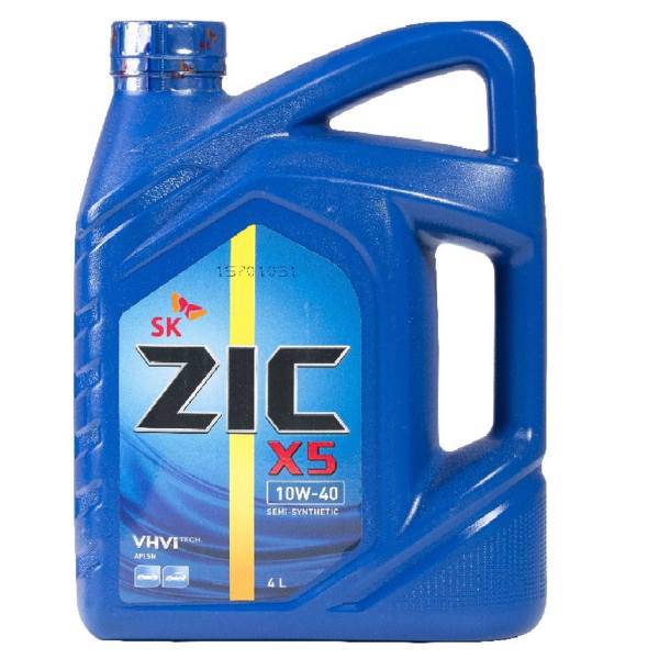 روغن موتور خودرو زیک مدل X5 10W40 حجم 4 لیتر، Zic X510W40 Engine Oil 4 Liter