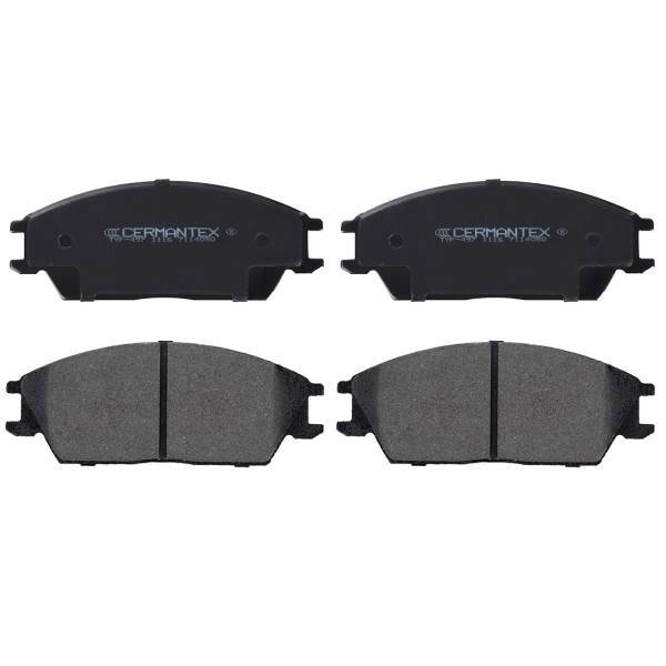 لنت ترمز جلو سرمنتکس مدل TYF-497 مناسب برای جک J3، Cermantex TYF-497 Front Brake Pad For Jac J3