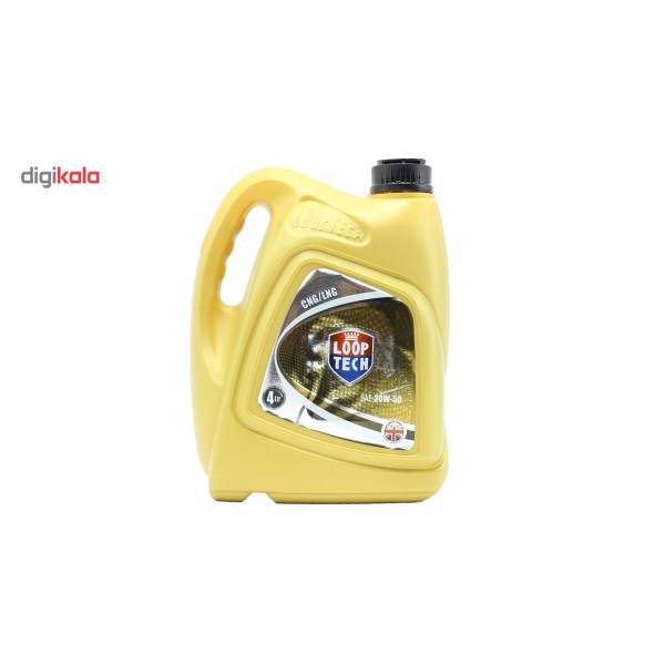 روغن موتور خودرو لوپ تک مدل Gasoline CNG/LNG ظرفیت 4 لیتر، Loop Tech Gasoline CNG/LNG Car Engine Oil 4L