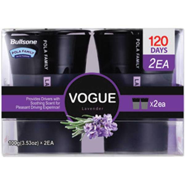 خوشبو کننده خودرو بولزوان سری Vogue با رایحه اسطوخودوس، Bullsone Lavender Scent Vogue Series Car Freshener