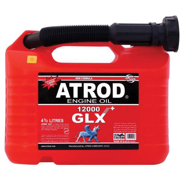 روغن موتور آترود مدل 20w50 12000 GLX حجم 4L، Atrod 12000 GLX 20w50 Engine Oil 4.5L