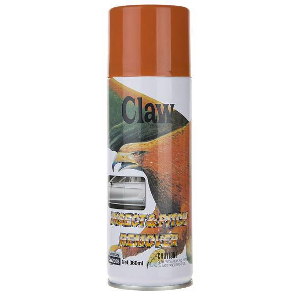 اسپری پاک کننده اثر حشرات و قیر کلو مدل CW2008 حجم 360 میلی لیتر، Claw CW2008 Insect And Pitch Remover Spray 360ml