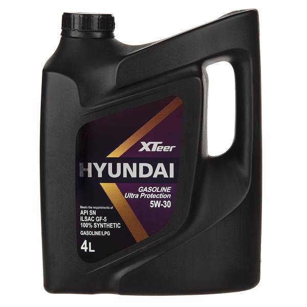 روغن موتور خودرو هیوندای اکستیر اولترا پروتکشن مدل 5W-30 ظرفیت 4 لیتر، Hyundai XTeer Ultra Protection 5W-30 Engine Oil 4L