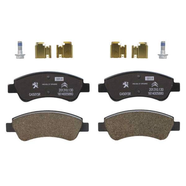 لنت ترمز جلو اوریجینال206 T5 مدل 16140058، Original 16140058 Front Brake Pad206T5