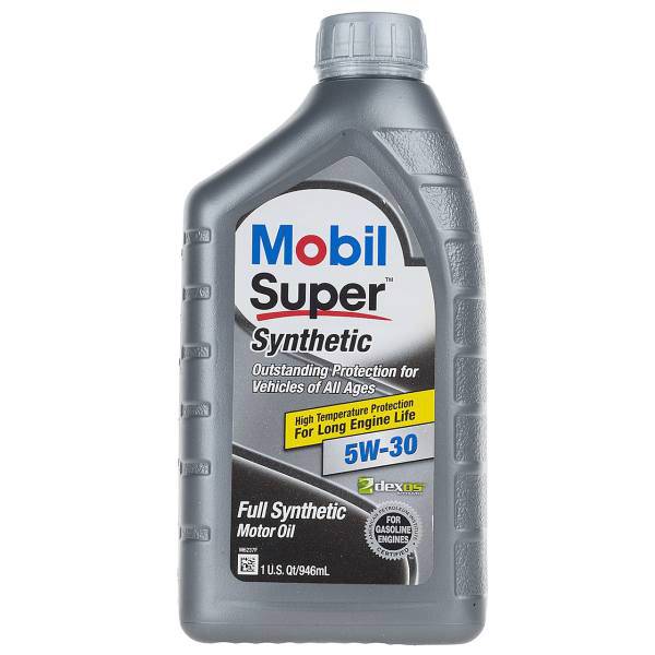 روغن موتور خودرو موبیل مدل Super Synthetic 5W-30 حجم 946 میلی لیتر، Mobil Super Synthetic 5W-30 Car Engine Oil 946ml