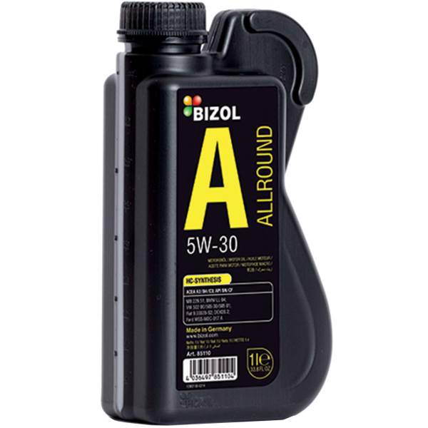 روغن موتور خودرو بیزول مدلAllround 5W-30 ظرفیت 1 لیتر، Bizol Allround 5W-30 Engine Oil 1L