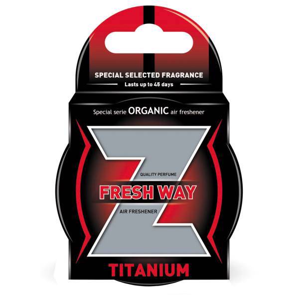 خوشبو کننده خودرو فرش وی مدل Z Titanium، Fresh Way ZTitanium Car Air Freshener