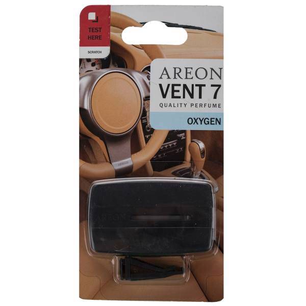 خوشبو کننده خودرو آرئون مدل Vent 7 Oxygen، Areon Vent 7 Oxygen Car Air Freshener