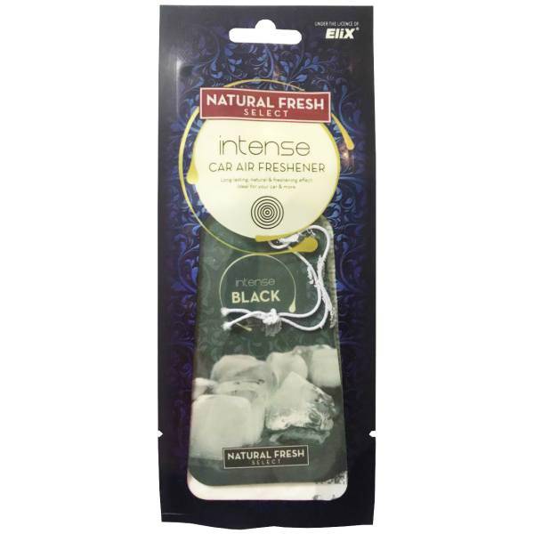 خوشبو کننده نچرال فرش مدل Intense Black، Natural Fresh Intense Black Car Air Freshener