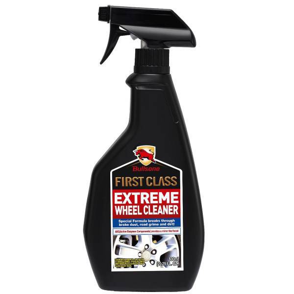 تمیزکننده قوی رینگ خودرو بولزوان سری First Class حجم 600 میلی لیتر، Bullsone First Class Extreme Wheel Cleaner