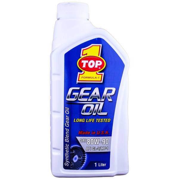 روغن گیربکس خودرو تاپ وان مدل 80W-90 حجم 1 لیتر، Top 1 80W-90 Gearbox Oil 1 L