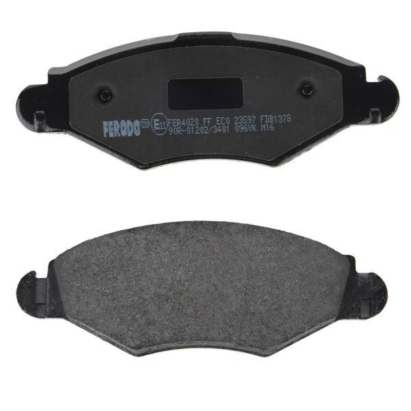 لنت ترمز جلو فرودو مدل FDB1378 مناسب برای پژو 206، Ferodo FDB1378 Front Brake Pad For Peugeot 206