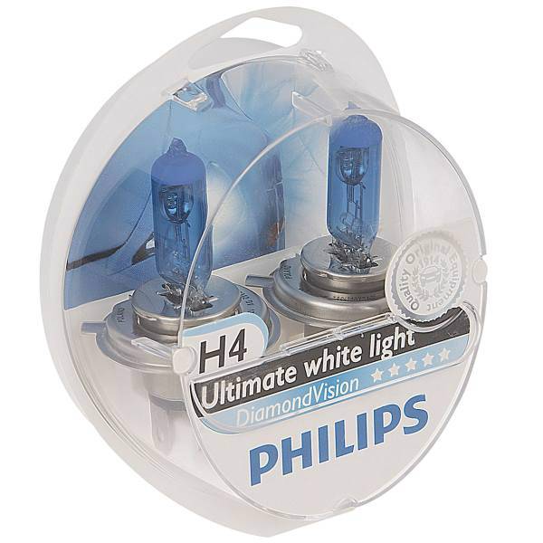 لامپ هالوژن خودرو فیلیپس مدل H4 Diamond Vision 12342DVS2، Philips H4 Diamond Vision 12342DVS2 Halogen Lamp