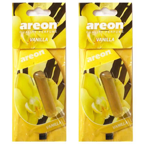 پک دو عددی خوشبو کننده آرئون مدل 5ml مایع با رایحه وانیل، Areon Liquid 5ml Vanilla Air Freshener Pack Of Two