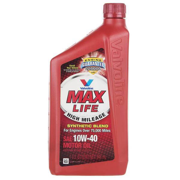 روغن موتور خودرو ولولاین مدل Max Life 10w-40 حجم 946 میلی لیتر، Valvoline Max Life 10w-40 Car Engine Oil 946ml