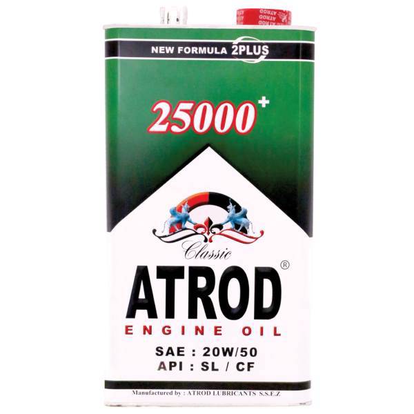 روغن موتور خودرو آترود مدل20w50 25000SL ظرفیت 4.5L، Atrod 25000SL 20w50 Engine Oil 4.5L