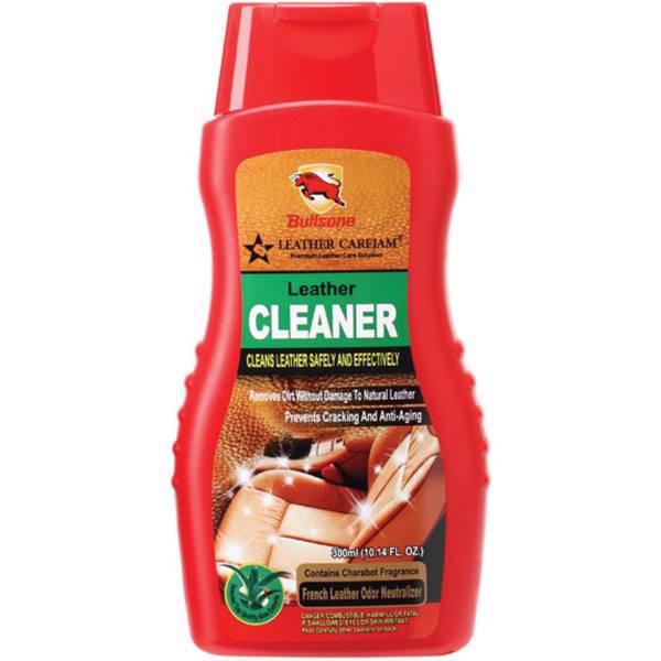 تمیز کننده چرم بولزوان حجم 300 میلی لیتر، Bullsone Leather Cleaner 300ml