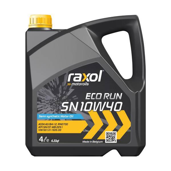 روغن موتور خودرو رکسول مدل 10W40 SN Semi Synthetic حجم 4 لیتر، Raxol 10W40 SN Semi Synthetic Motor Oil 4L