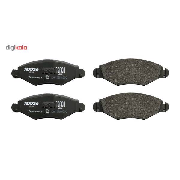 لنت ترمز جلو تکستار مدل 1620102115 مناسب برای پژو 206، Textar 1620102115 Front Brake Pad For Peugeout 206