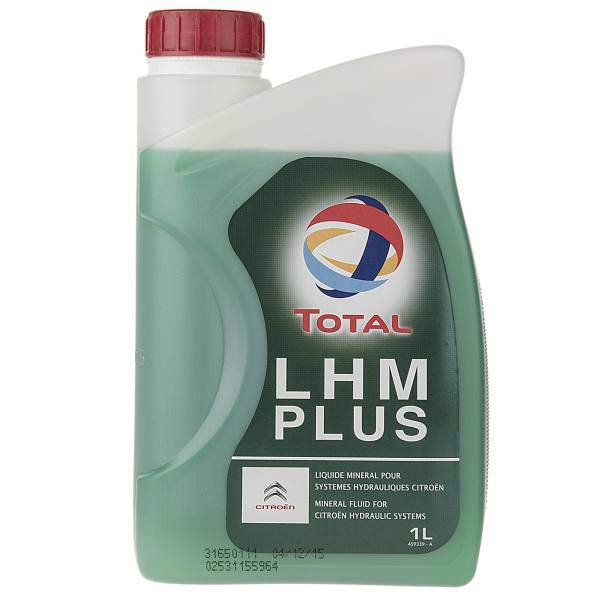 روغن هیدرولیک خودرو توتال مدل LHM Plus حجم 1 لیتر، Total LHM Plus Car Hydraulic Oil 1L