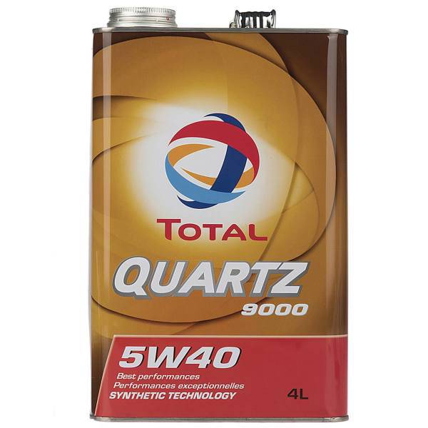 روغن موتور خودرو توتال مدل Quartz 9000 حجم 4 لیتر، Total Quartz 9000 Car Engine Oil 4 L